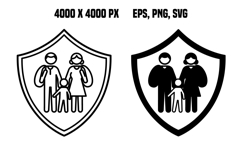 Protection Refugee Icons Product Image 1