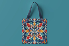 Kaleidoscope Floral Digital Paper Product Image 2