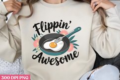 Flippin Awesome PNG, Kitchen Quotes Clipart PNG Product Image 1