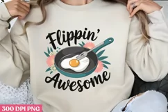 Flippin Awesome PNG, Kitchen Quotes Clipart PNG Product Image 1
