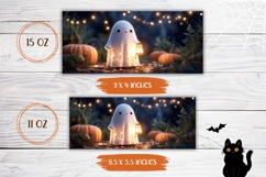 3D Halloween Mug Template, 3D Ghost Mug Sublimation Product Image 2