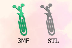 Paper Clips, Cheerleader, STL/3MF files for 3D Printing Product Image 2
