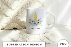 Watercolor Cute Unicorn png Product Image 2