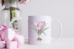 Spring flowers. Crocuses cliparts Product Image 2