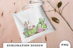 Watercolor Cactus and Succulents PNG Product Image 2