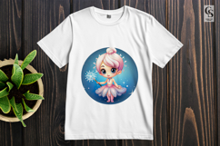 Cute Fairy Princess Fantasy Girl Clipart Sublimation Png Product Image 2