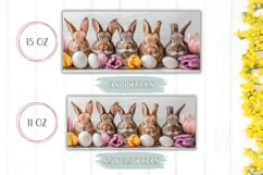 Floral Easter Mug Sublimation, Easter Animals Mug Design Product Image 2