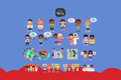 Anti-Racism Kids Clipart Bundle Product Image 2