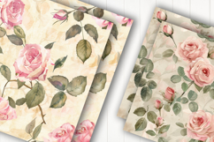 Vintage Rose Bouquet Paper Product Image 2