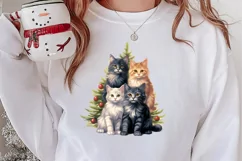 Christmas Tree With Many Dogs Clipart PNG Product Image 2
