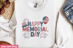 Happy Memorial Day PNG, Memorial Day Sublimation PNG Product Image 3