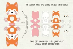 Japanese Akita| Lollipop Holder | Paper Craft Template Product Image 2