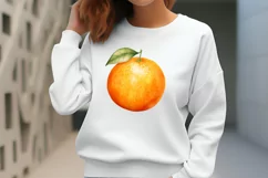 Watercolor Orange Clipart, Watercolor Clipart Product Image 2