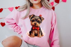 Cute Valentine Dog Clipart, Valentines Day Dog Clipart Product Image 2