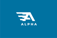 Alpha Letter A Logo Design Vector Product Image 2