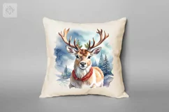 Watercolor Deers cliparts. 2 PNG sublimations Product Image 3