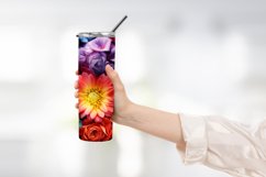 Colorful Flower Tumbler Warp Design Product Image 2