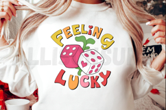 Feeling Lucky Design PNG, St. Patrick&#039;s Day Sublimation PNG Product Image 2