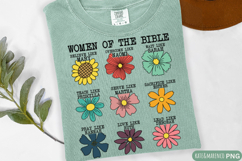 Women of the Bible PNG | Christian Flowers PNG | Scripture Product Image 1