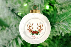Christmas Reindeer Antlers Sublimation PNG File Product Image 4