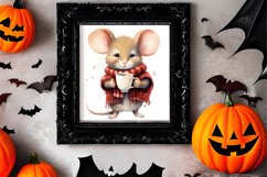 Christmas Animals Coffee Sublimation Clipart, Christmas PNG Product Image 2
