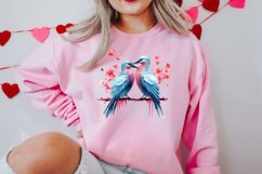 Breeds of Valentine Kissing Birds, Valentine's Day Clipart Product Image 2