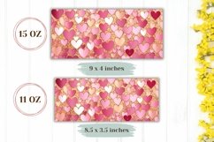 Love Coffee Mug Wrap Sublimation, Glitter Mug Design Product Image 2