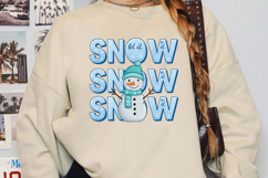 Cute Snowman Winter Sublimation, Christmas Png Product Image 2