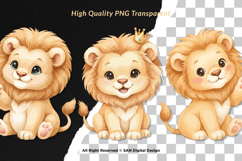 15 Bundle Watercolor The Lion King Jungle Roar Predator Wild Product Image 2