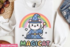 Magicat PNG, Funny Cat Sublimation PNG Product Image 1