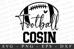 Football Cosin SVG | SVG Cut files | Cricut Product Image 1