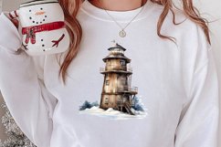 Cozy Christmas Farm Clipart, Christmas Clipart Product Image 2