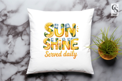 Sunshine Served Daily Clipart Sublimation PNG Product Image 2