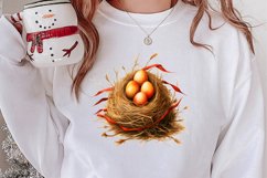 Watercolor Christmas Farm Clipart Product Image 2