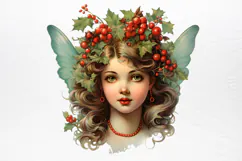 Vintage Christmas Cinema Clipart PNG Product Image 2