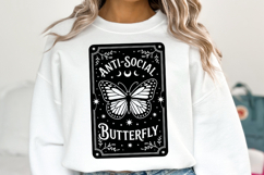 Anti-Social Butterfly svg | Svg Cut Files | Shirt Svg Product Image 1