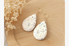 Sublimation Earring Mockup Product Image 3