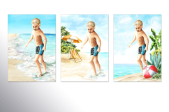 Kids on the beach Product Image 3