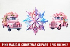 Pink Magical Christmas Sublimation Product Image 1