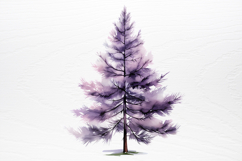 Lavender And Christmas Tree Sublimation PNG Product Image 2