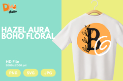 Hazel Aura Boho Floral Monogram Product Image 1