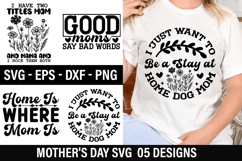 Mother's Day SVG Design - I Have Two Titles Mom and Nana and Product Image 1