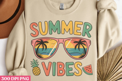 Summer vibes PNG, Hello Summer Sublimation PNG Product Image 2