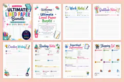 Ultimate Lined Paper Kdp interiors Product Image 2