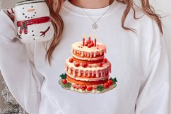 Christmas Dessert Clipart Sublimation, Christmas PNG Product Image 2