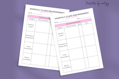 Monthly Class Environment Planner | Classroom Decor Product Image 2