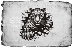 Leopard Break Through Wall SVG Bundle Product Image 2