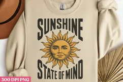 Sunshine State Of Mind PNG, Sun and Moon Sublimation PN Product Image 3