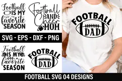 Football SVG Design - Football is my favorite season Product Image 1