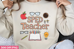 SPED TEACHER PNG, Teacher Sublimation Bundle P Product Image 1